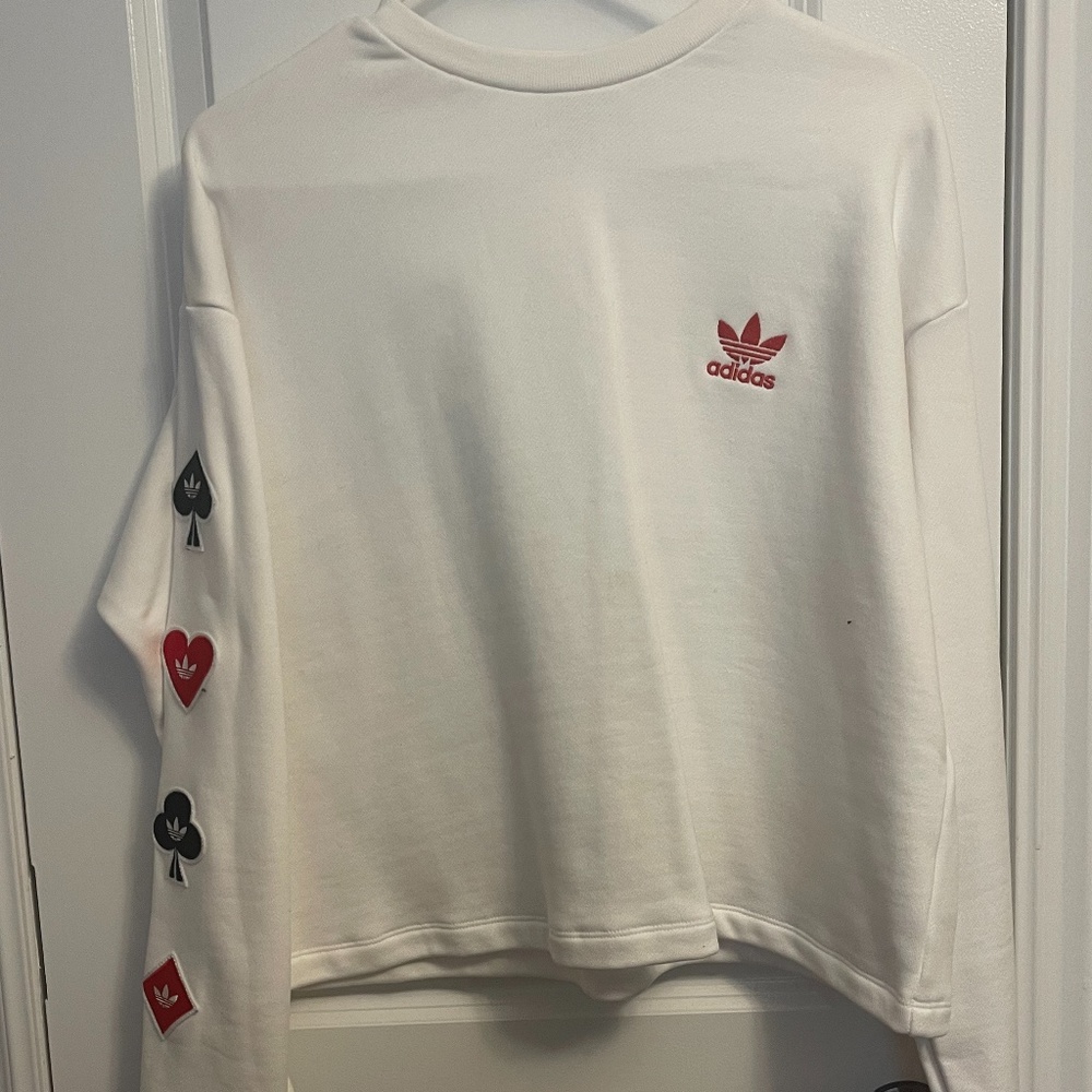 Adidas “Originals V-Day” Crew Sweatshirt